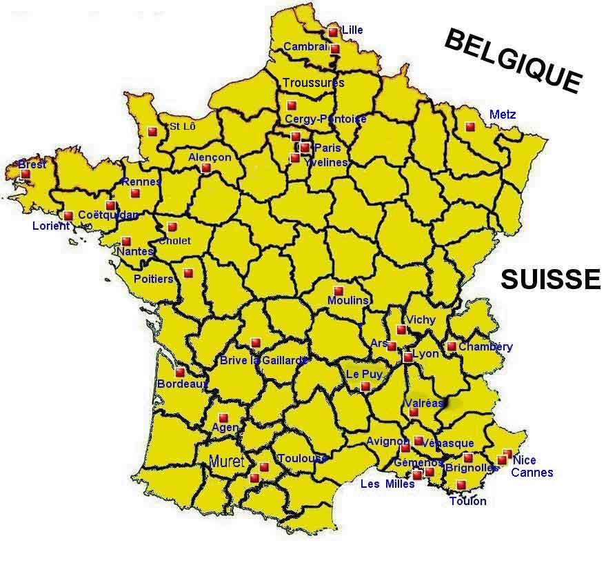 carte de France